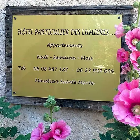 Particulier Des Lumieres Apart Otel Moustiers-Sainte-Marie